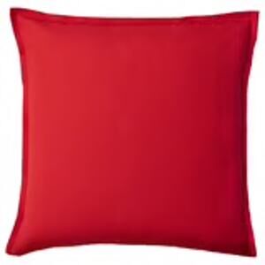 Scarlet Statement Squad: IKEA GURLI Red Cotton Cushion Cover Duo for Bold Flair